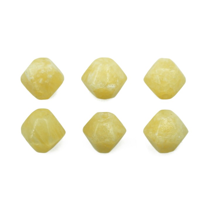 Piedra Natural 10x8mm Trompo Miel Jade