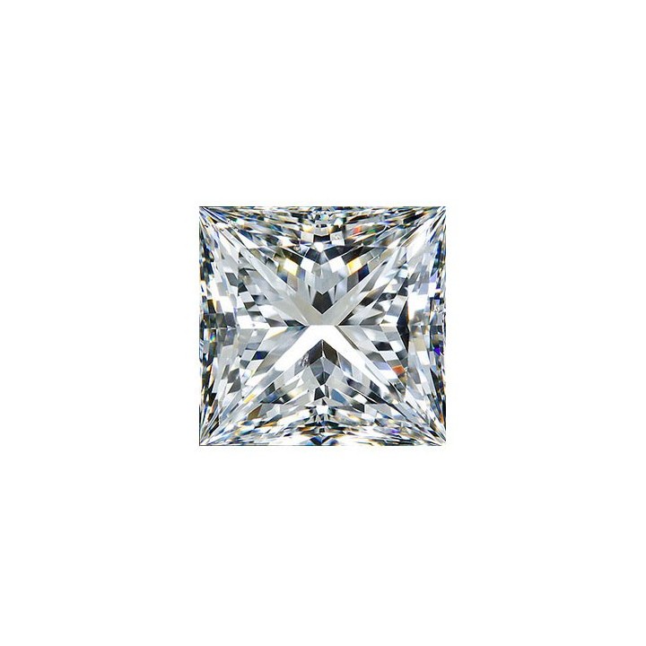 Cuadro Gema Moissanite 5.5mm (1 Ct) Color D C/certificado