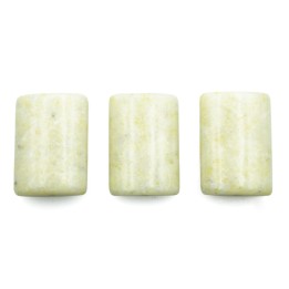 Piedra Natural 20x15mm Rectangulo Lime