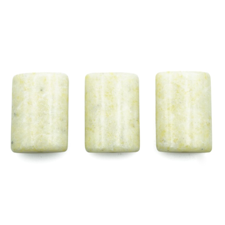 Piedra Natural 20x15mm Rectangulo Lime