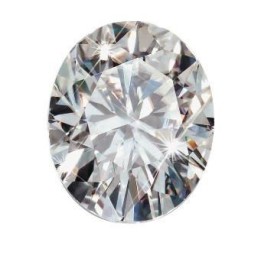 Ovala Gema Moissanite 5x7mm (1 Ct) Color D C/certificado