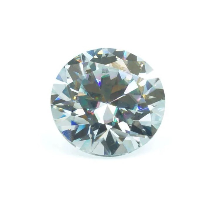 Moissanite 6.5mm (1 Ct) Color D Claridad Vvs1 C2 Cristal