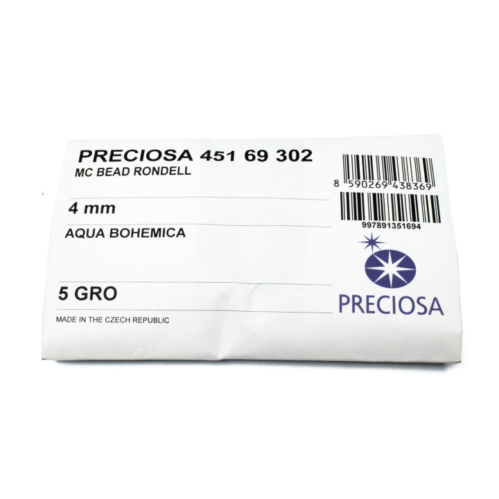 Trompo 4mm Aqua Bohemica