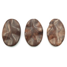 Piedra Natural 20x30mm Oval Coco Jasper