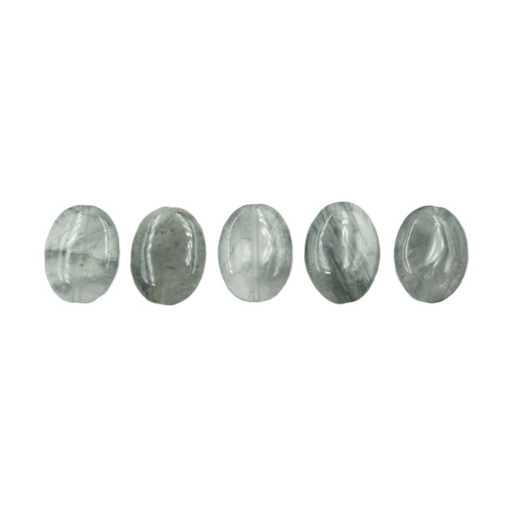 Piedra Natural 12x16 mm Oval Rutilated Quartz