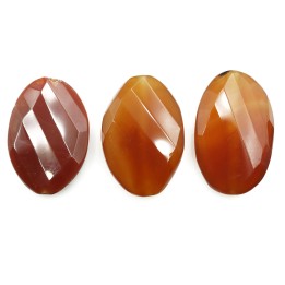 Piedra natural 20x30mm Oval Red Agate