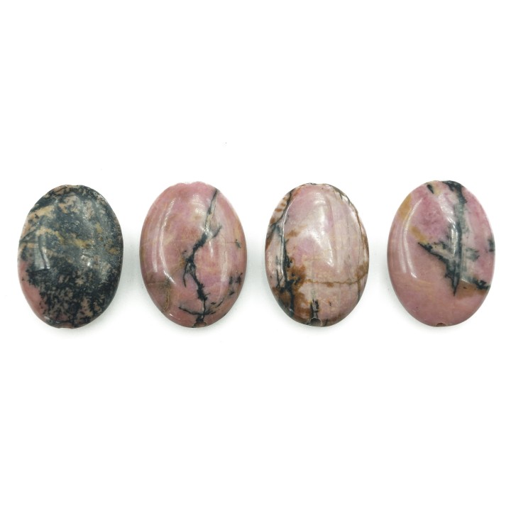 Piedra natural 13x18mm Oval Rodonite