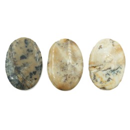 Piedra natural 25x18mm Oval Brioche Agate