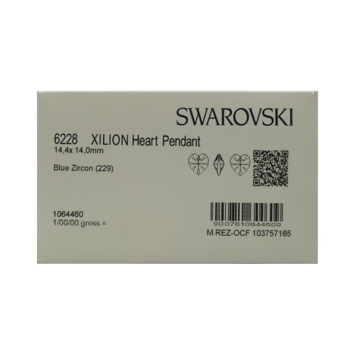 Corazon 14mm Blue Zircon 6228