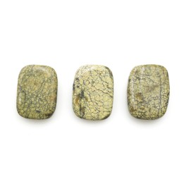 Piedra Natural 13x18mm Rectangulo Piel de Serpiente