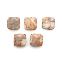 Piedra Natural 12mm Cuadro Red Picaso Jasper