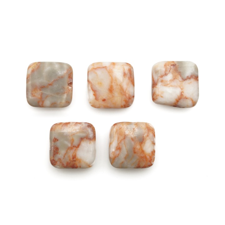 Piedra Natural 12mm Cuadro Red Picaso Jasper