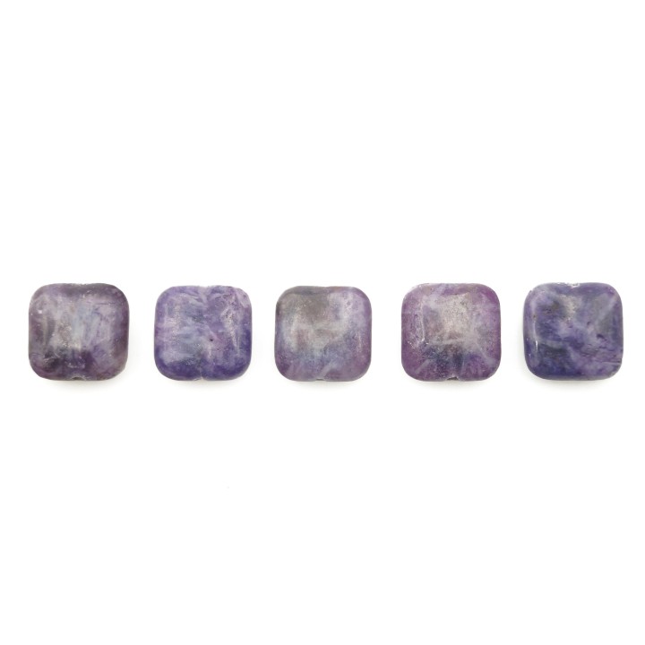 Piedra Natural 12mm Cuadro Dark Amatista