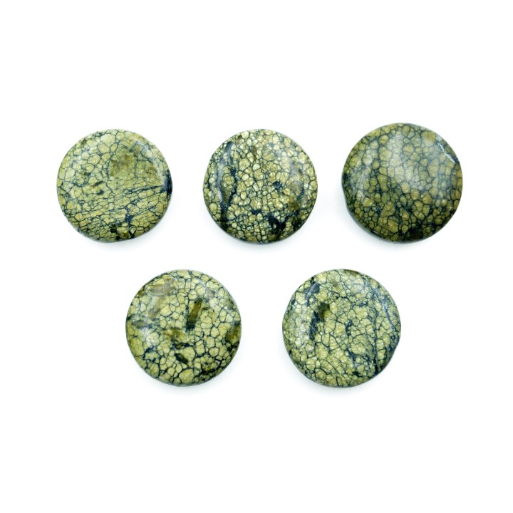 Piedra Natural 10mm Luneta Piel de Serpiente