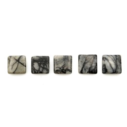 Piedra Natural 12mm Cuadro Black Picaso