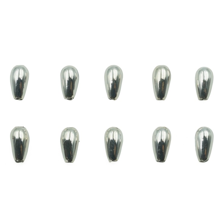 Lagrima 6x3 mm de plastico para collar y pulsera