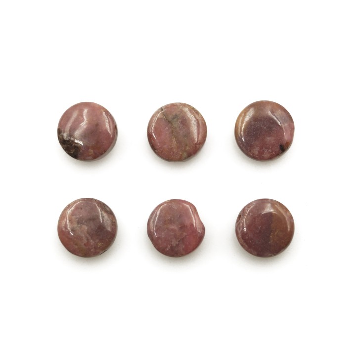 Piedra Natural 8mm Luneta Rodonite