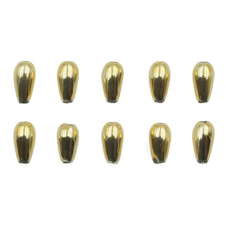 Lagrima 6x3 mm de plastico para collar y pulsera