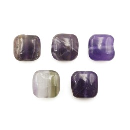 Piedra Natural 12mm Cuadro Amatista