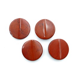 Piedra Natural 15mm Luneta Red Jasper