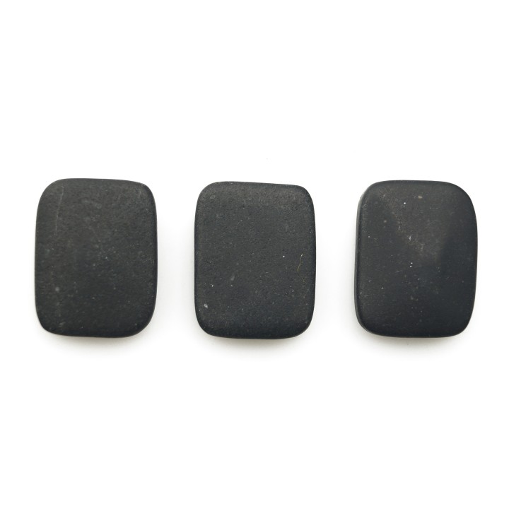 Piedra Natural 18x13x5 Rectangulo Black Stone