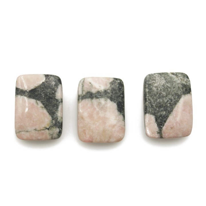 Piedra Natural 18x13x5mm Rectangulo Porphyri Jasper