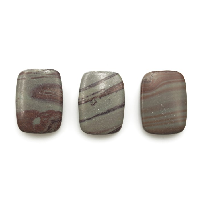 Piedra Natural 18x13x5mm Rectangulo River Stone