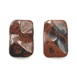 Piedra Natural 20x30x6mm Rectangulo Mahogany