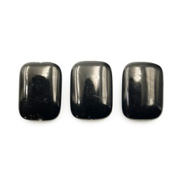 Piedra Natural 18x25mm Rectangulo Black Stone
