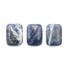 Piedra Natural 18x25mm Rectangulo Sodalite