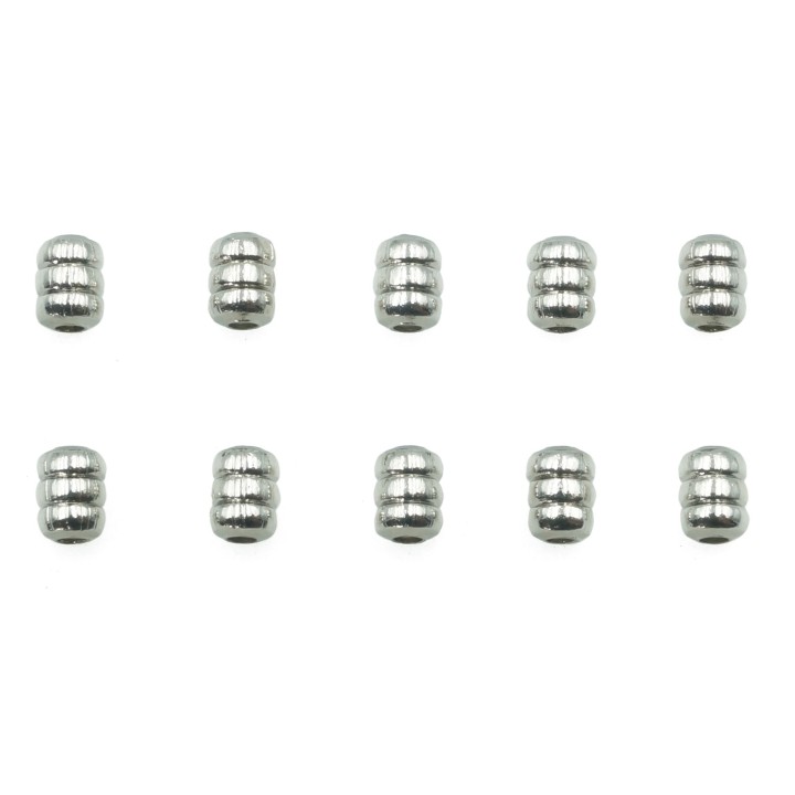 Tubo 2.4x3 mm de laton para collar y pulsera