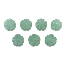 Piedra Natural 9mm Flor Green Aventurine