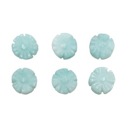 Piedra Natural 9mm Flor Amazonite