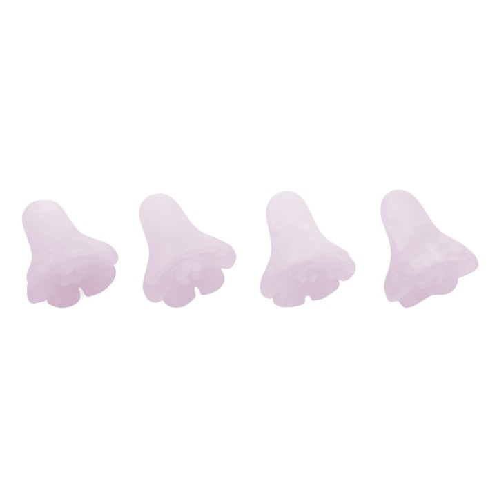 Piedra Natural 13mm Tulipan Rosa Quartz Mate