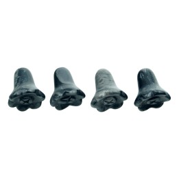 Piedra Natural 13mm Tulipan Black Picaso