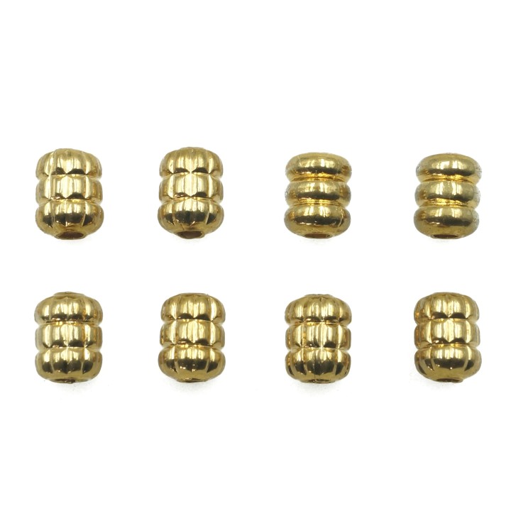 Tubo 4x5 mm de laton para collar y pulsera