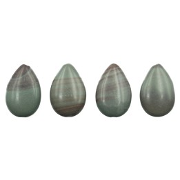 Piedra Natural 12x18x5mm Lagrima Plana River Stone