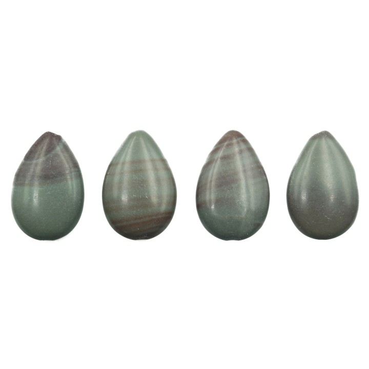 Piedra Natural 12x18x5mm Lagrima Plana River Stone