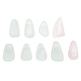 Piedra Natural 8x14mm Lagrima Plana Rosa Quartz