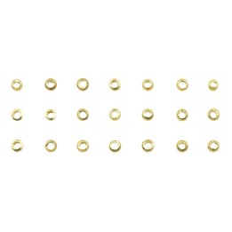 Remache 1.5 mm de laton para collar, pulsera y aretes