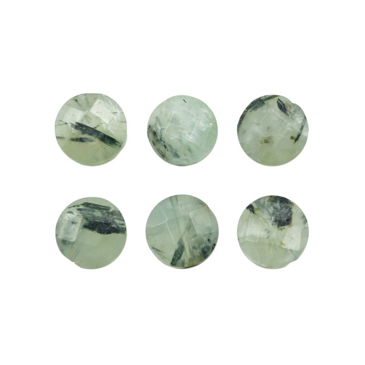 Piedra Natural 10mm Luneta Facetada Turmaline