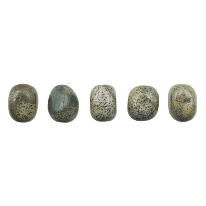 Piedra Natural 7x9-8x10mm Tumble Red Artistic