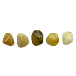 Piedra Natural 9mm Deforme Miel Jade