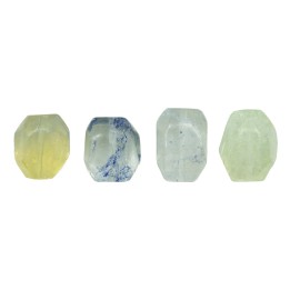 Piedra Natural 12x16mm Deforme Multicolor Rayado