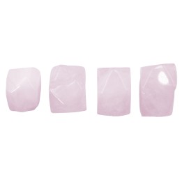 Piedra Natural 12x16mm Deforme Rosa Quartz