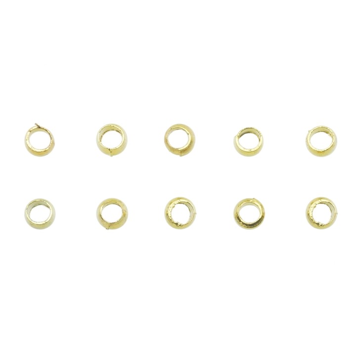 Remache 2 mm de laton para collar, pulsera y aretes