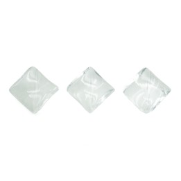 Piedra Natural 16mm Rombo Cristal