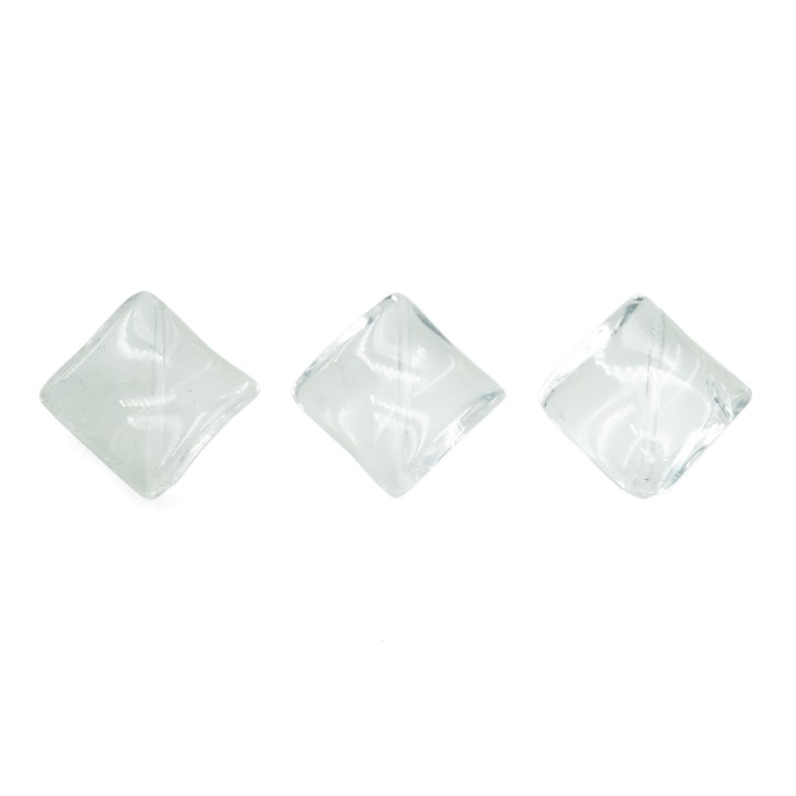 Piedra Natural 16mm Rombo Cristal
