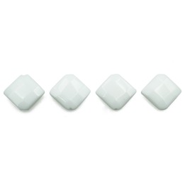 Piedra Natural 16x16mm Cocol Syn White Agate