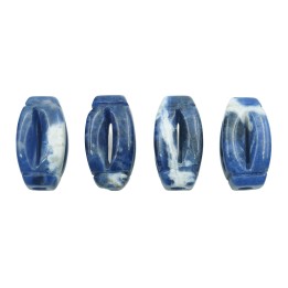 Piedra Natural 15x8mm Navet 4 Caras Sodalite